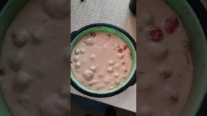 ПП пирог с клубникой и творогом