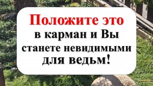 Положите в карман и защитите себя и близких от зла, сглаза и ведьмы! Ритуалы и практии на каждый ден