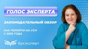 Как перейти на УСН с 2025 года. Законодательный обзор от Климовой Марины Аркадьевны