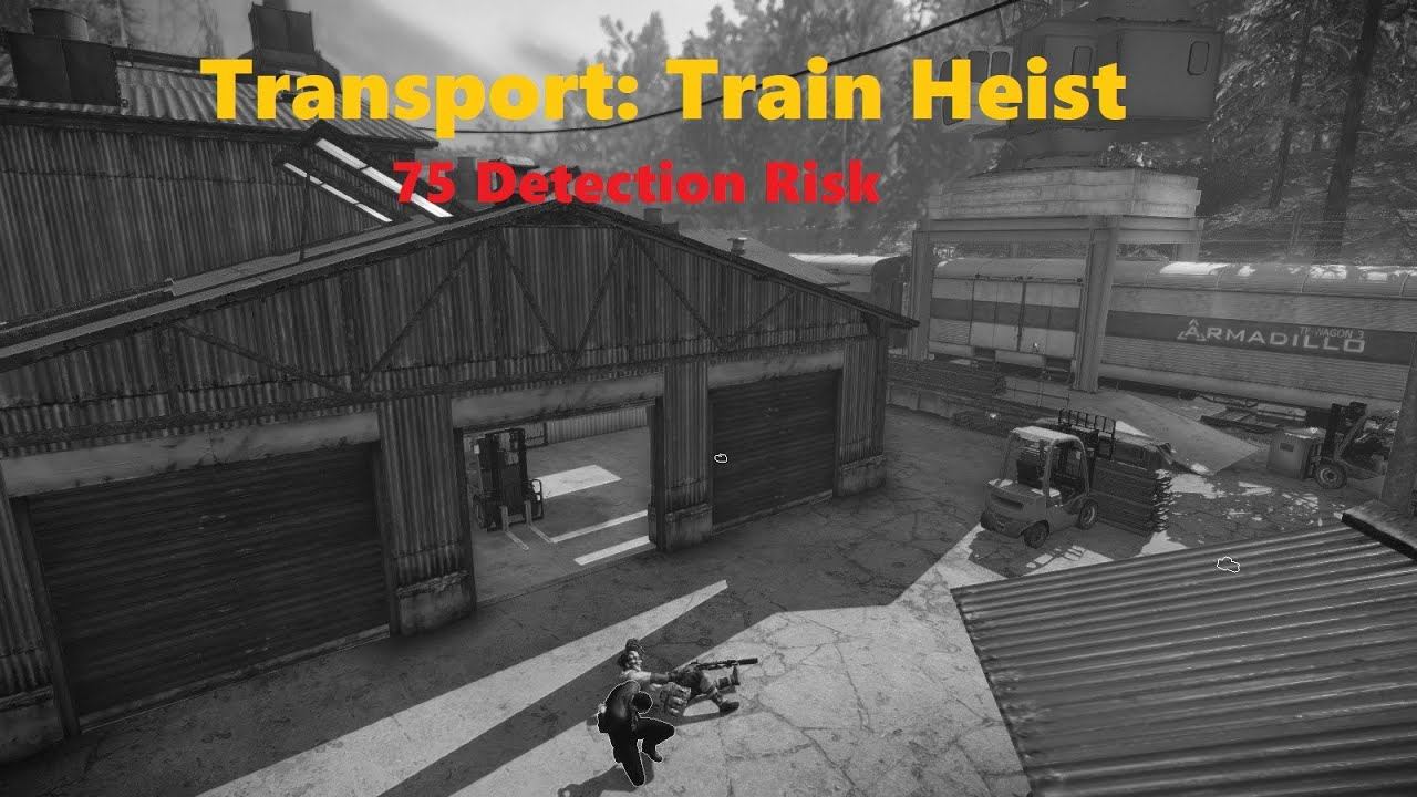 Payday 2 - Transport: Train Heist 75 Detection Risk смотреть онлайн