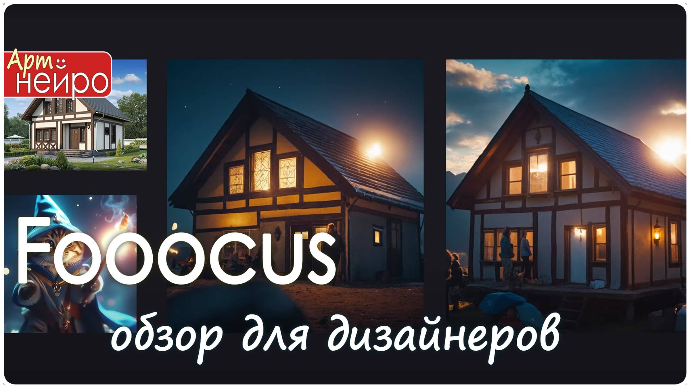 Нейросеть Fooocus обзор для дизайнеров и дизайна_(12 июл. 2024)