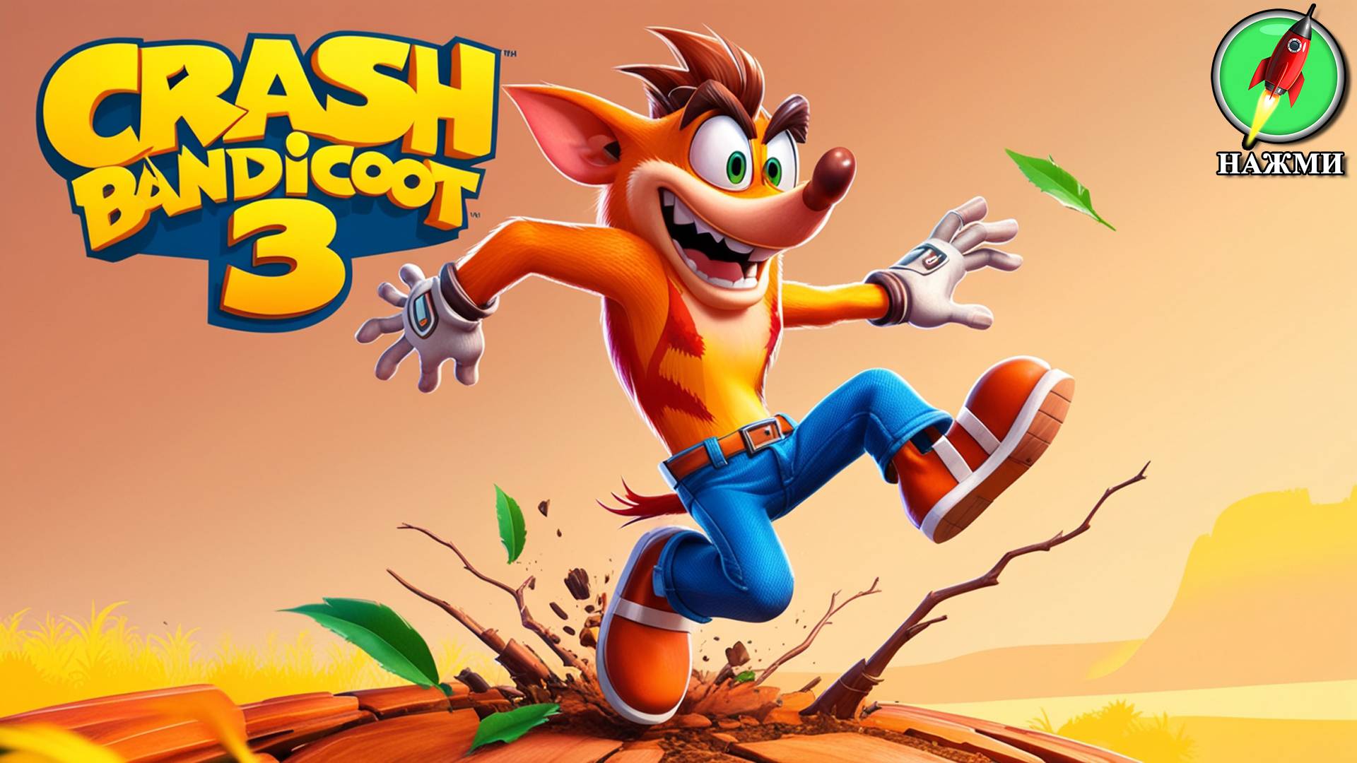 Crash Bandicoot 3: Warped - Полное Прохождение Игры