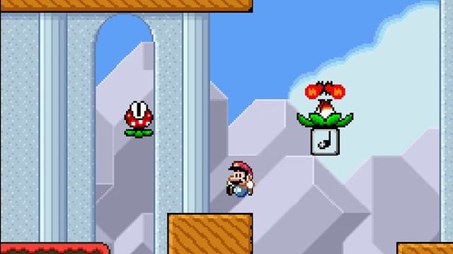 Mario & Friends in: Volcanic Panic! (SNES) Gameplay on SMW Hack
