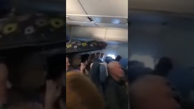 В летящем в Сочи самолёте протёк потолок смотреть онлайн