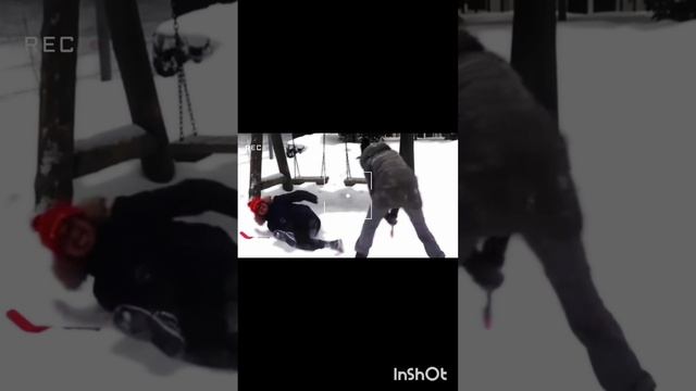 Я с подругой решил сыграть в хоккей 🏒
