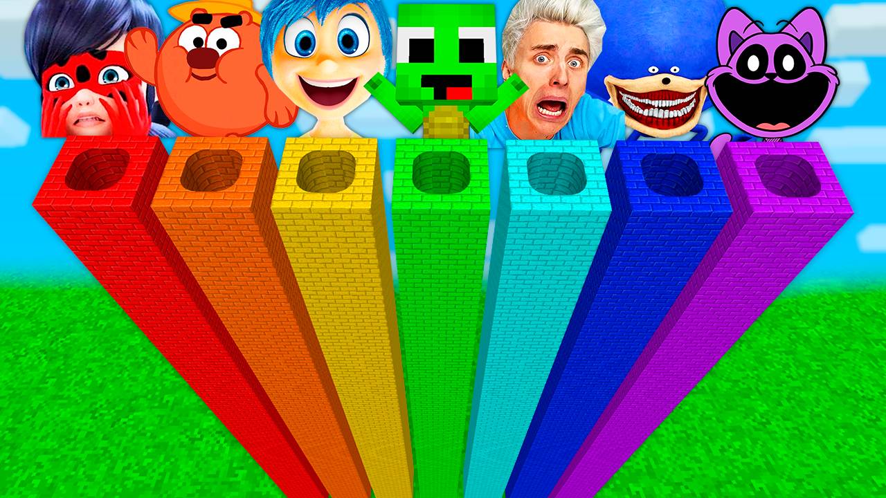 КРУГЛЫЕ ЯМЫ ДО НЕБА ВЛАД А4 СОНИК ТЕЙПС МАЙКИ ГОЛОВОЛОМКА 2 КАТНЭП В МАЙНКРАФТ смотреть онлайн