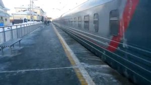 ДАНТВ 2017:Электровоз чс7-283 с пассажирским поездом 375Я "Воркута-Москва"