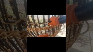 плетение горизонтального узора для кокона