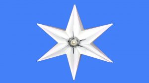 ОБЪЕМНАЯ СНЕЖИНКА ИЗ БУМАГИ ❄️быстро и просто