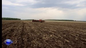 Трактор Т- 4 Алтай, на посевной.
