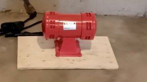 MS490 Mini Motor Siren Test