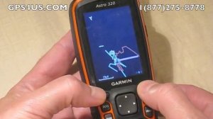Tracking a dog with Garmin Astro 320