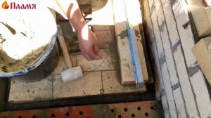 Печка под казан сборка топки до чугунной плиты Рассказывает печник Алексей
