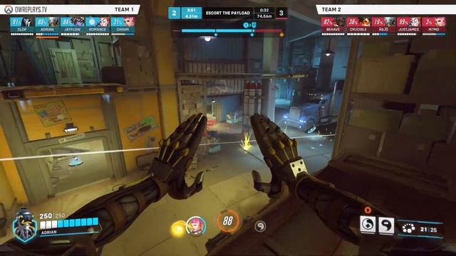 Intense 6-5 Game by ADRIAN — Overwatch 2 Replay J1CH93 смотреть онлайн