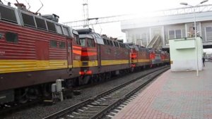 «Чешский конвой!» или электровозы ЧС4Т в сплотке