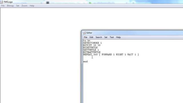 Create a FMS logo Turtle using a bitmap image... How easy is it?