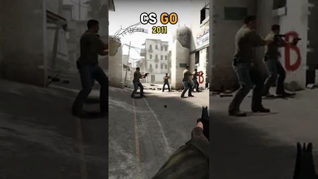 CS2 (2023) VS CS GO (2011) Физические гранаты и тряпичная кукла