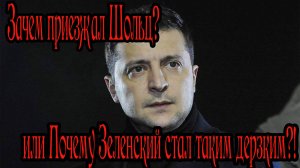 Обжигающая правда - Зачем приезжал Шольц в Киев, и что он сказал Зеленскому?...
