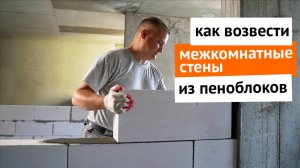 Как возвести межкомнатные стены в квартире