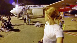 ВЛОГ Летим в самолете домой! Перелет Turkish Airlines Airbus A330