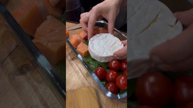 Паста с камамбером #juli_foodvideo #паста #пастарецепт #камамбер
