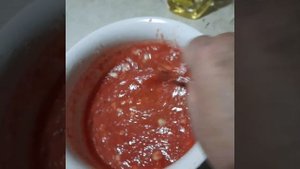 Соус домашний, из бочковых  помидор)