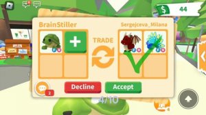 трейды на фр черепаху 😳 ужасные трейды?😭adopt me роблокс