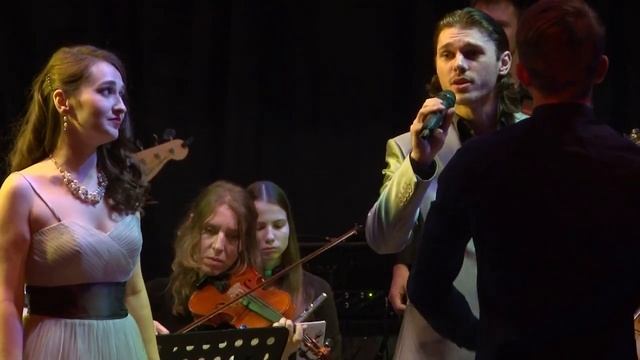 Con te partirò (Ф.Сартори,Л.Кварантото) - Ксения Малкова,Константин Котляров,хор и оркестр - исх