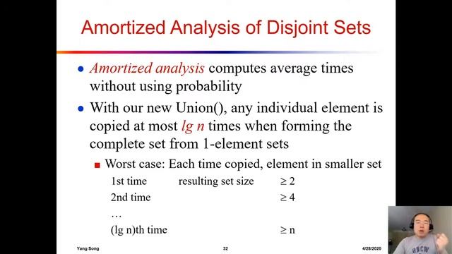 23-2 Kruskal’s algorithm analysis