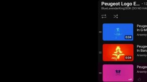(REUPLOAD) Peugeot Logo Effects V56