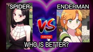 Zero Two Dodging meme Minecraft Dance BATTLE SPIDER VS ENDERMAN