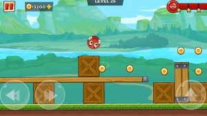 Шар паук - красный шарик новый - играем вместе с Флавиос. Red ball new version