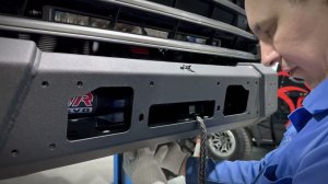 Установка бампера силового переднего BMS URBAN для Лексус 570 450 2016-2022