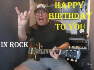 Happy birthday to you в стиле рок