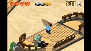Lego Star Wars II: The Original Trilogy GBA 100% Episode 6 Level 2: Sarlacc Pit [ALL MINIKITS]