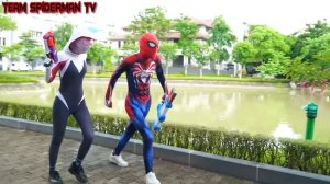 TEAM SPIDER MAN vs NEW BAD HERO || SPECIAL LIVE ACTION STORY -  KID SPIDER MAN Kidnapped by JOKER