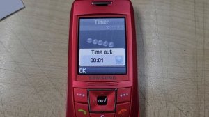 Samsung SGH-E250 - Timer
