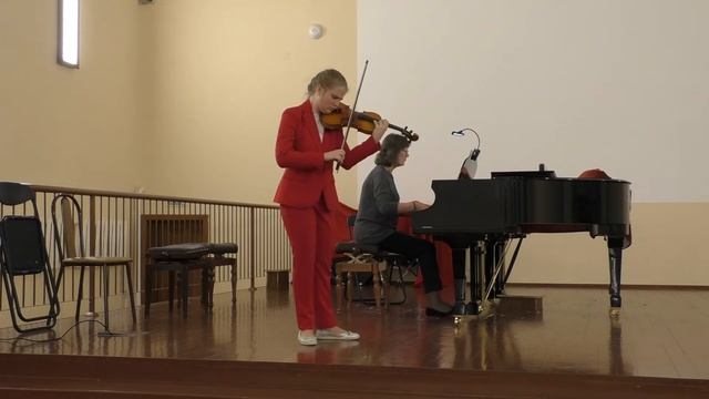 Г. Венявский, Концерт для скрипки с оркестром № 2, часть 1. Исп. Колтакова Софья, 12 лет смотреть онлайн