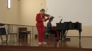 Г. Венявский, Концерт для скрипки с оркестром № 2, часть 1. Исп. Колтакова Софья, 12 лет