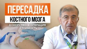 ПЕРЕСАДКА КОСТНОГО МОЗГА. Как проходит ЛЕЧЕНИЕ и ТРАНСПЛАНТАЦИЯ