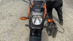 Видео запуска Honda Navi 110