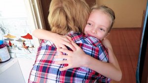 Мама пришла с Женькой! Затискали