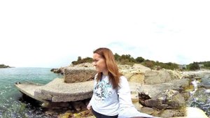 Видео 360 градусов Черногория Дорога к морю 17 апреля 2018 г.