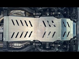 Установка защиты картера двигателя и КПП BMS для Toyota Land Cruiser 300 4.0 л