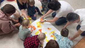 Осенняя аппликация. Творчество с ребенком