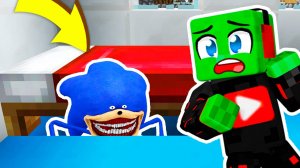 ПОД МОЕЙ КРОВАТЬЮ ЖИВЁТ СОНИК ТЕЙПС В МАЙНКРАФТ ЗОМБАК SONIC TAPES