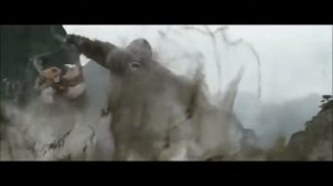 Конг против Огромного Черепозавра. Конг: Остров черепа (2017)