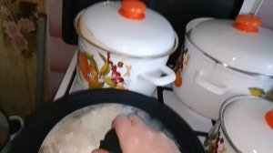 Пожарила кабачки, приготовила витаминный салат.