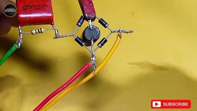 How to make LED strip driver at home // 220v to 12v converter 😮 смотреть онлайн