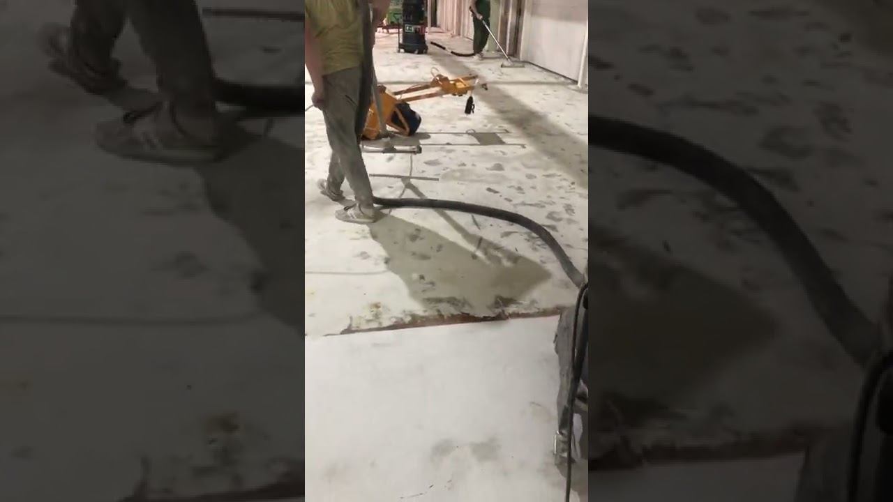 Обеспыливание промышленных полов